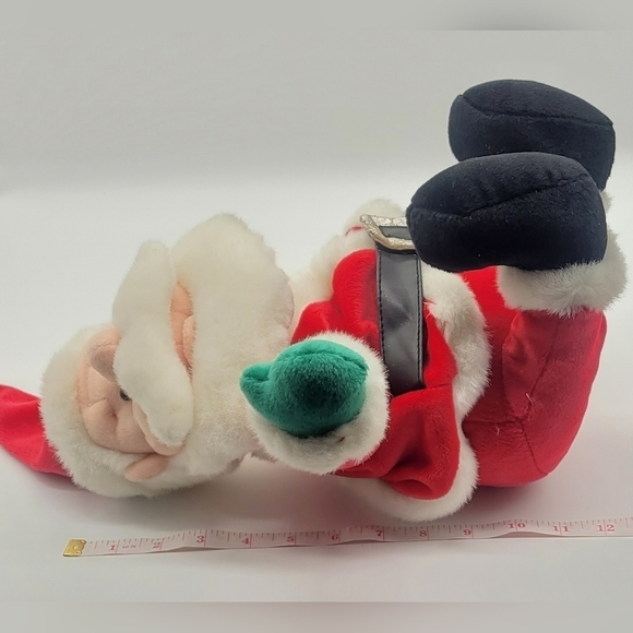 Vintage Santa Claus Animated Christmas Plushie RARE - Picture 7 of 7